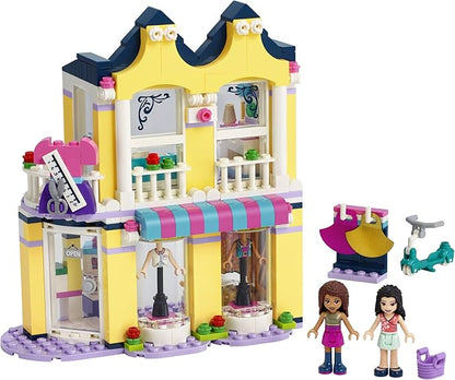 LEGO Friends Emma’s Fashion Shop 41427, Includes Friends Emma and Andrea Buildable Mini-Doll Figures and a Range of Fashion Accessories to Inspire Hours of Creative Fun (343 Pieces)