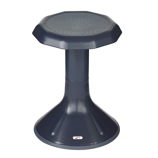 ECR4Kids ACE Active Core Engagement Wobble Stool, 18-Inch Seat Height, Flexible Seating, Navy