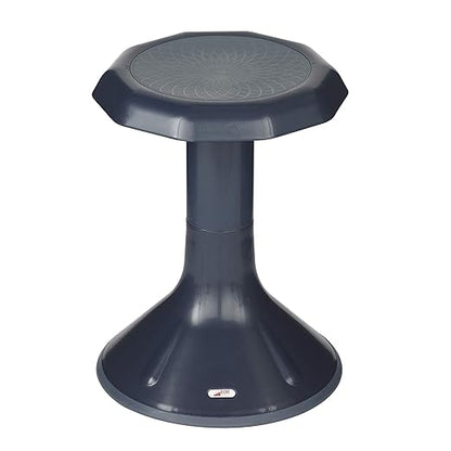 ECR4Kids ACE Active Core Engagement Wobble Stool, 18-Inch Seat Height, Flexible Seating, Navy