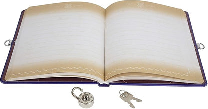 Harry Potter Marauder's Map Diary for Kids - Lock & Key Journal Notebook w/ 216 Lined Pages - Officially Licensed - Book & Movie Valentine's Day & Easter Basket Stuffer Gift for Girls, Boys, Teens 6+