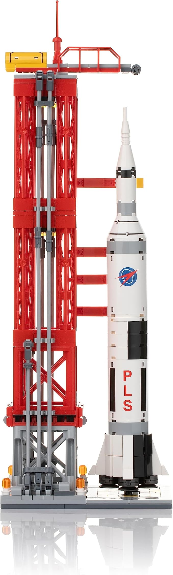 Rocket Launch Building Block Set (457 Pieces) Space Series Building Blocks for Kids and Adults