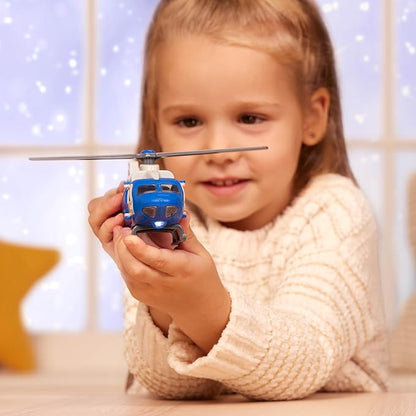 Driven by Battat – Micro 1:24 Scale – Helicopter Toy with Lights and Sound – Open-able Doors – Rescue Helicopter for Kids Age 3+