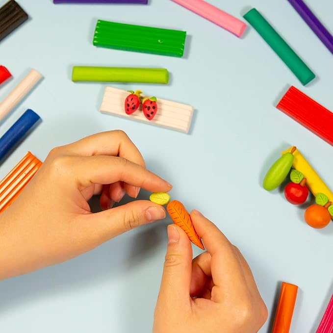 BAZIC Modeling Clay 4 Primary Color 1 LB, Light Dough Art Craft, Non Toxic Gift for Artist Kids Toddler Boys Girls, Bulk for Classroom, 24-Pack