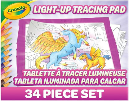 Crayola Light Up Tracing Pad - Pink, Art Kit for Kids, Kids Toys & Games, Light Box, Gifts for Girls & Boys, 6+ [Amazon Exclusive]