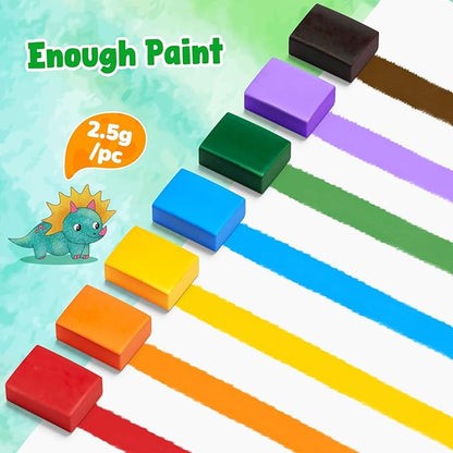 JoyCat Paint with Water Coloring Books for Toddlers, Watercolor Painting Sets for Kids Ages 3-5 4-8, Arts and Crafts Drawing Activities Toy Birthday Gifts for Boys Girls (Dinosaurs)