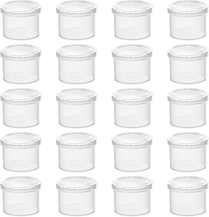 Coopay 20 Pieces Bug Viewer Critter Insect Cage Magnifying Insect Box Bug Magnifier Container Bug Catcher Cage, Science Nature Exploration Tools