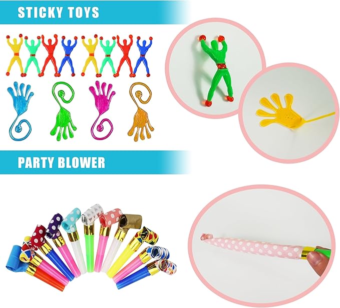 Pool Party Favors Summer Goodies Bracelets Stickers Gifts Pinata Filler Bulk for Summer Party Kid Hawaiian Flamingo Birthday Party Stuffers Supplies (Style 01)