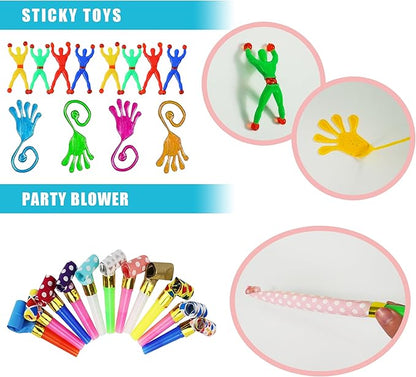 Pool Party Favors Summer Goodies Bracelets Stickers Gifts Pinata Filler Bulk for Summer Party Kid Hawaiian Flamingo Birthday Party Stuffers Supplies (Style 01)