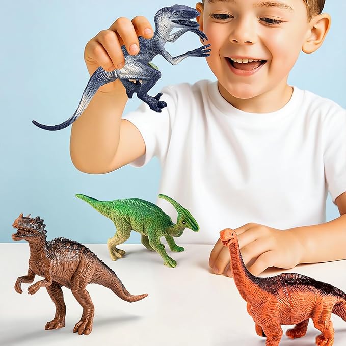 Dinosaur Toys for 3 4 5 Year Old Boys Gifts, 25 Pieces Dinosaurs Toys for Kids 3-5-7, Dino Figures Activity Play Mat Christmas Birthday Gifts for Girls Toddler Toy Age 2-4