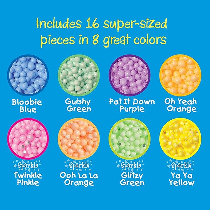 Educational Insights Non-Toxic Playfoam Class 16 Pack - Classroom Supplies, Teacher Must Haves, Back to School Supplies