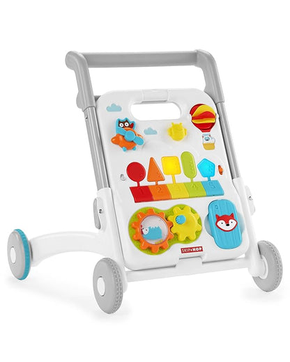 Skip Hop Baby Walker Explore & More 4-in-1 Toy Walker and Skip Hop Baby Toy Guitar Farmstand Grow & Play Rock-A-Mole Guitar