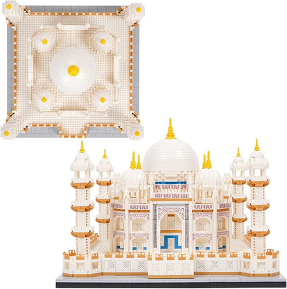 Micro Mini Blocks Architecture Taj Mahal Model Building Blocks Set Architecture Collection (4036 PCS)