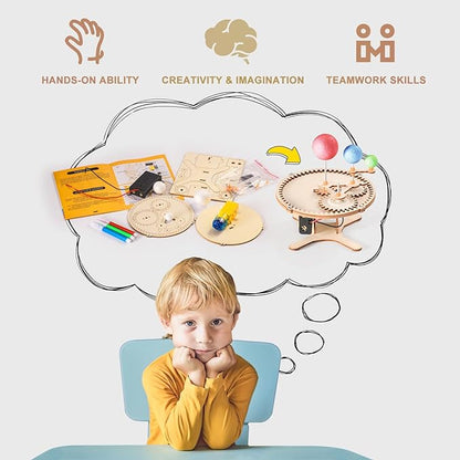 STEM Science Kits for Kids Ages 8-12 5-7, STEM Kits for Kids Ages 8-10, Wood Building Crafts Kits for Boys 6-8, STEM Engineering Toys for Boys 8 10 12 14 Years Old, Science Experiment Projects 9-12