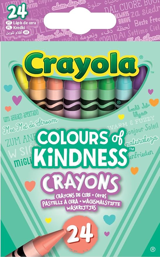 Crayola® Colors of Kindness Crayons, Assorted Colors, Box Of 24 Crayons