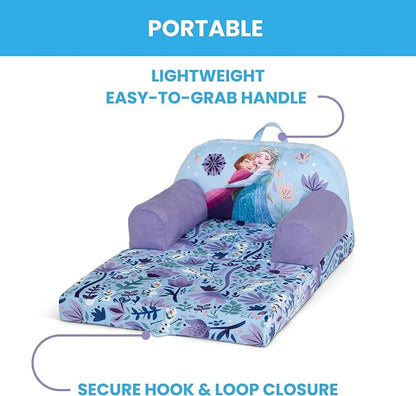 Delta Children - Disney Frozen Cozee Buddy Flip-Out Kids Chair, Purple