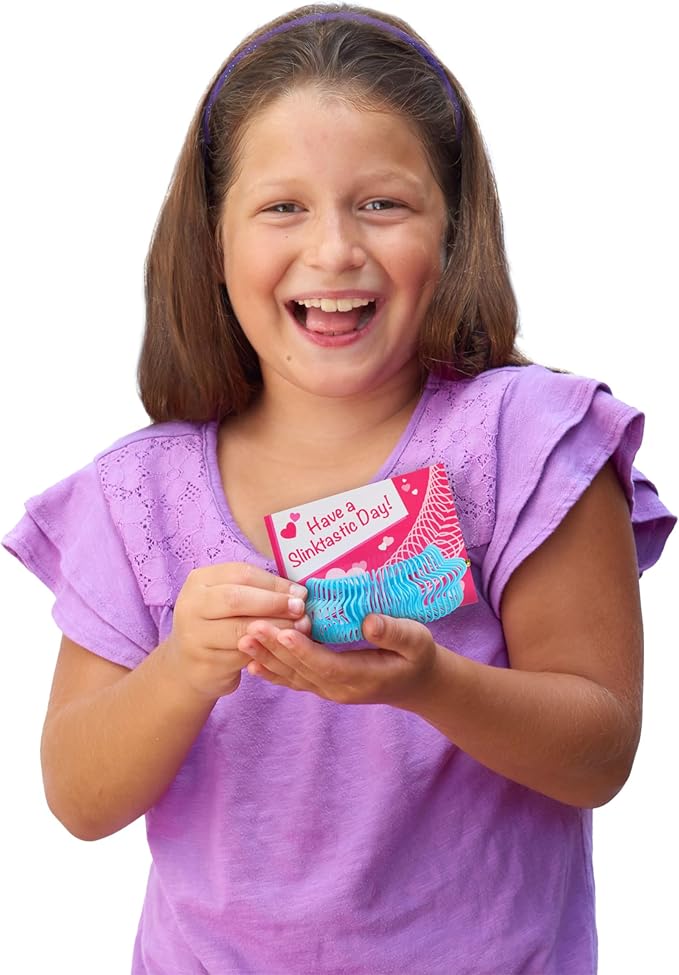 Just Play Slinky® Gram Seasonal Class Party Kit, 112-pieces, Kids Art and Craft Activity Set, Fidget Toy, Kids Toys for Ages 5 Up