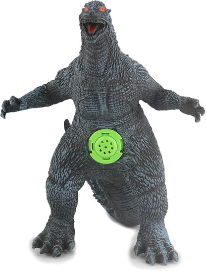 18''X12''X7'' Standing Dinosaur Model Action Figures Soft Touch Vinyl Plastic Dino Toy for Kids Boys (Grey with Sound)