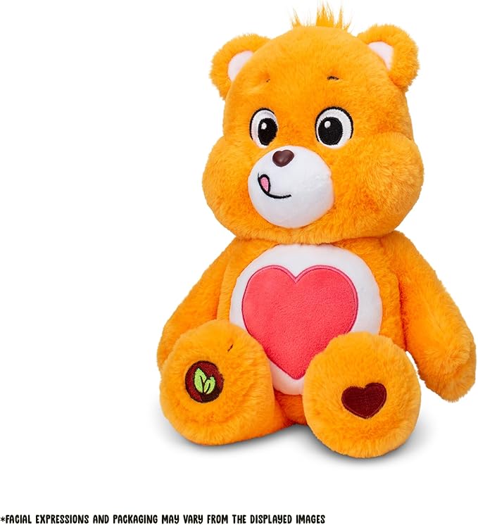 Care Bears 14' Tenderheart Bear Plushie - Medium Size - Orange Plush for Ages 4+ – Perfect Stuffed Animal Holiday, Birthday Gift, Super Soft and Cuddly – For Girls and Boys, Collectors