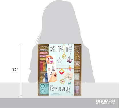 STMT D.I.Y. Resin Jewelry Studio, All-in-One Resin Jewelry Making Kit with Molds, Fun DIY Kit to Make Your Own Necklaces, Bracelets & More, Great Gift for Teen Girls 14+