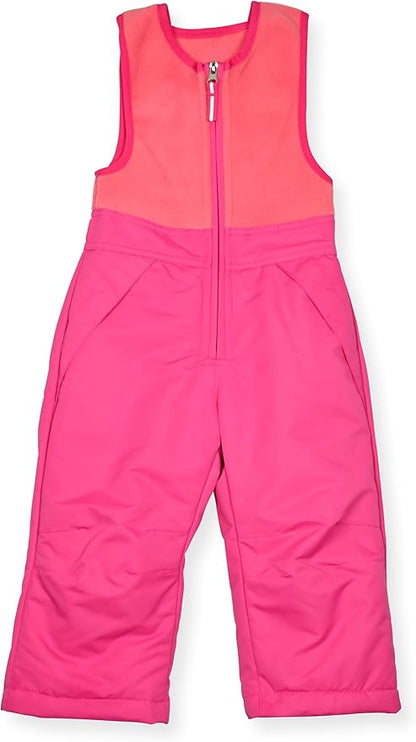 Arctic Quest Little Girls Bib Snow Pants and Ski Jacket Water-Resistant Snowsuit For Kids Winter Jacket For Girls