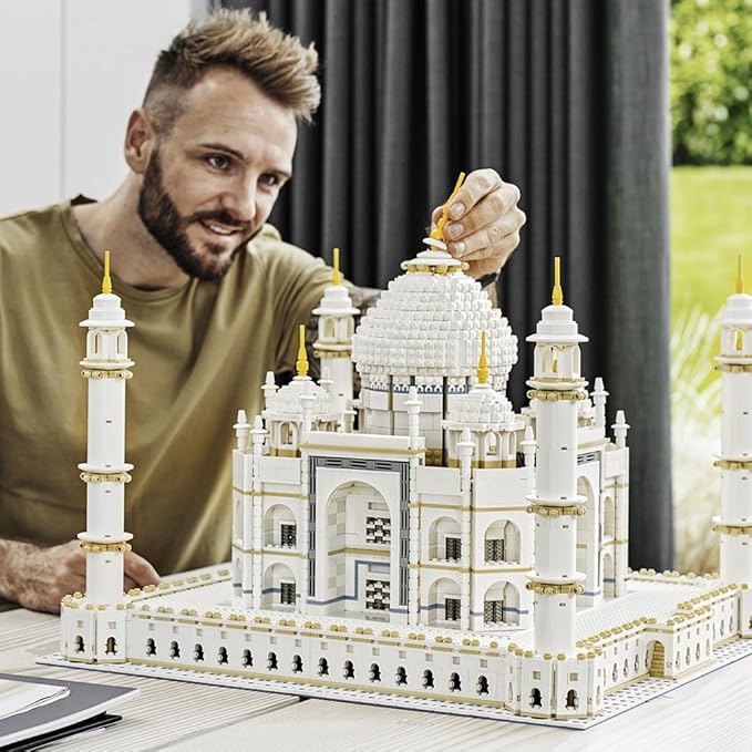 LEGO Creator Expert Taj Mahal 10256 Building Kit and Architecture Model, Perfect Set for Older Kids and Adults (5923 Pieces)