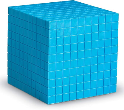 Learning Resources Blue Plastic Base Ten Cube