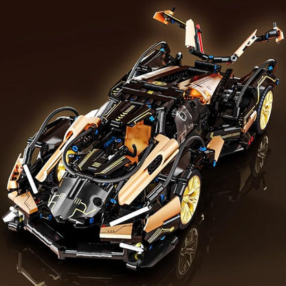 Mesiondy Sports Car Building Blocks Toys Boys or Adults Kits，1:14 MOC Building Set Raceing Car Model,Cars for Boys Age 12-16 8-14