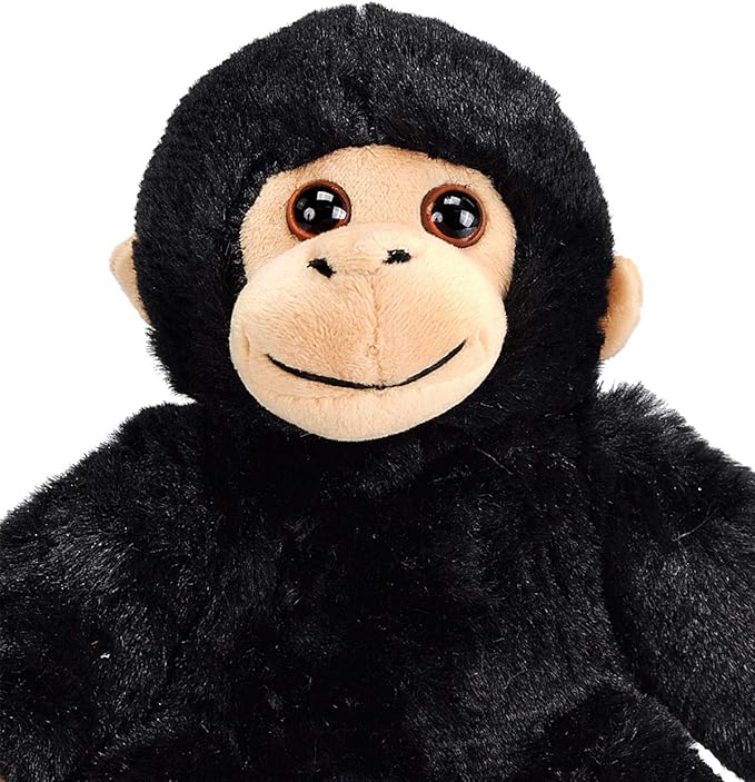 Wild Republic Chimp Plush, Stuffed Animal, Plush Toy, Gifts for Kids, Hug’EMS 7 Inches