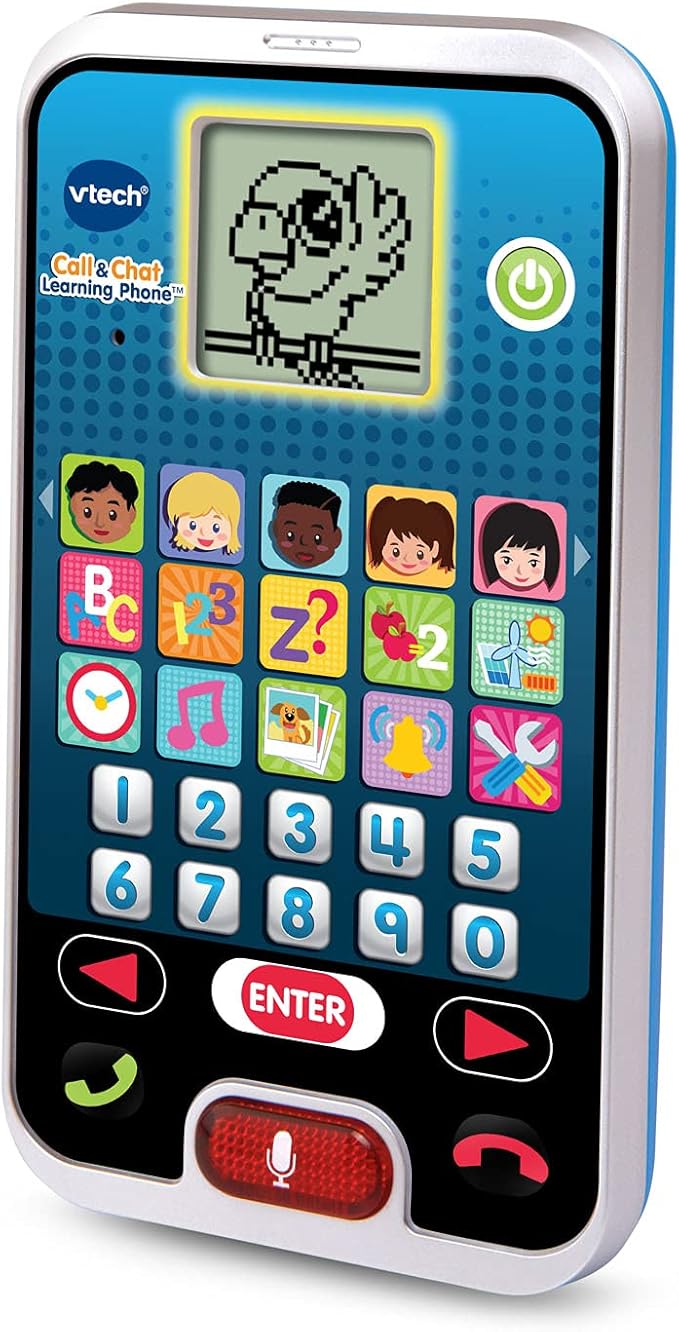 VTech Call and Chat Learning Phone, Black