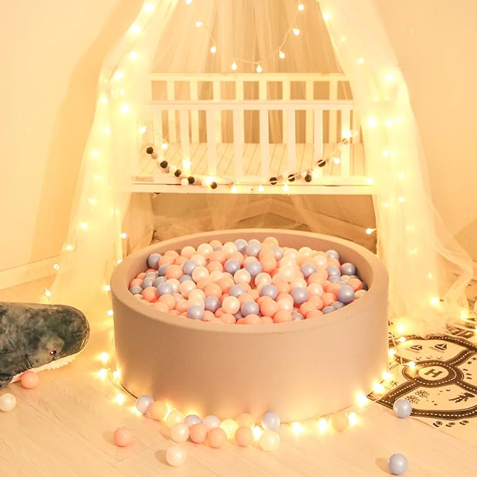 GOGOSO Ball Pit Balls for Toddles, Kids Plastic Balls for BallPit, Pool, Baby Party Accessories, Birthday Decoration 50 100 200 500 1000