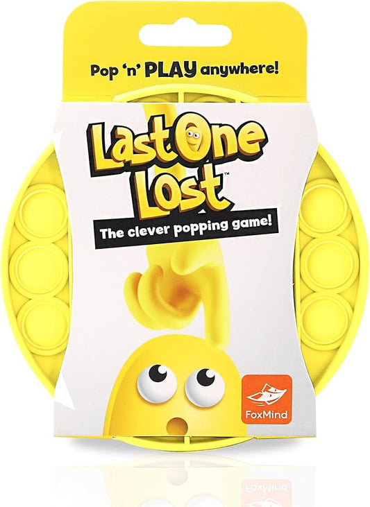 FoxMind, Last One Lost, Tactile Logic Travel Game for Kids, Family, and Friends - Yellow