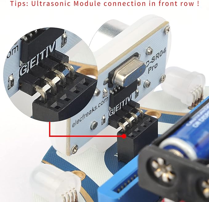 ELECFREAKS microbit Mini Cutebot Kit Compatible with BBC Micro:bit V2 and V1, DIY Programmable Robot Car Kit, STEM Educational Project, Graphical Makecode Coding Car(Without Micro:bit and AAA Battery)
