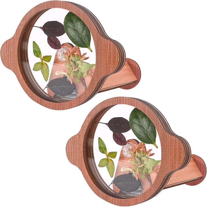 2PCS Natural DIY Kaleidoscope Kit for Kids, Newest Outdoor Classic Handmade Education Toys, Magic Wooden Rotating Kaleidoscope Making Set, Best Gift for Nature Lovers (2 Pcs Planets)