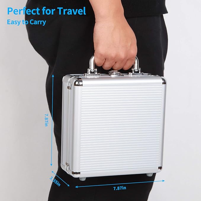 NOLIE Mexican Train Dominoes Game, Double 12 Dominoes Set, Dot Dominoes with Aluminum Case