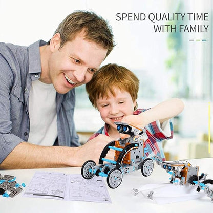 Lucky Doug Toys for Ages 8-13, 12-in-1 STEM Solar Robot Kit Toys Gifts for Kids 8 9 10 11 12 13 Years Old, Educational Building Science Experiment Set Birthday for Kids Boys Girls