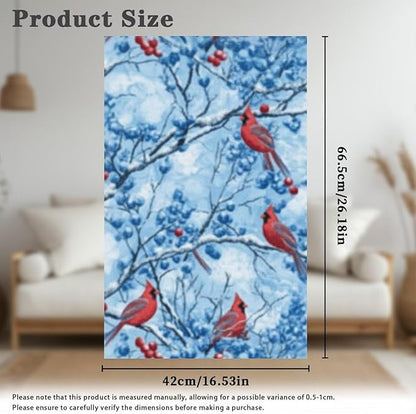 Cardinal Bird Headrest Covers for Recliners Washable Sofa Headrest Covers Couch Headrest Covers Furniture Protector for Living Room Home 2 Pcs