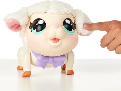 Little Live Pets - My Pet Lamb Soft and Wooly Interactive Toy Lamb That Walks, Dances 25+ Sounds & Reactions for Kids, Ages 5+