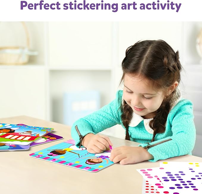 Skillmatics Art Activity - Dot It Dress Up, No Mess Sticker Art for Kids, Scrapbooking, DIY Craft Kits, Gifts for Boys & Girls Ages 3, 4, 5, 6, 7