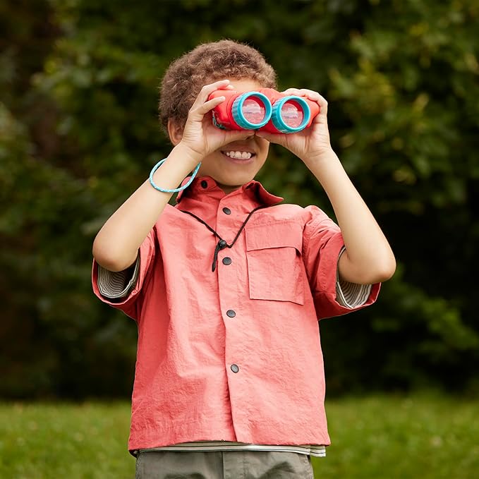 B. toys – Kids' Binoculars – Binoculars With Strap – Camping, Hiking, Bird Watching Gear- Outdoor Toys For Children – 3 Years +