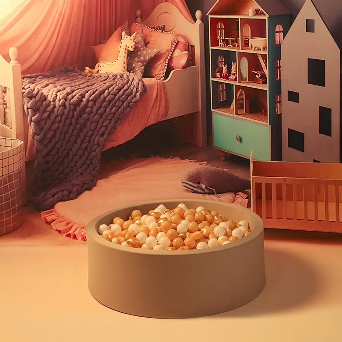 GOGOSO Ball Pit Balls for Toddles, Kids Plastic Balls for BallPit, Pool, Baby Party Accessories, Birthday Decoration 50 100 200 500 1000