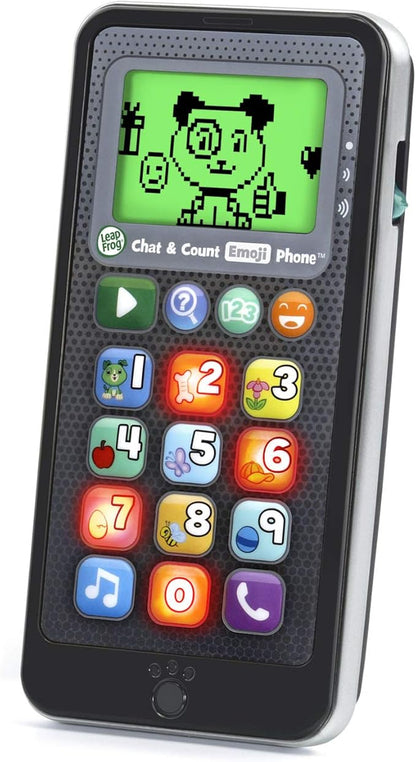 LeapFrog Chat and Count Emoji Phone, Black