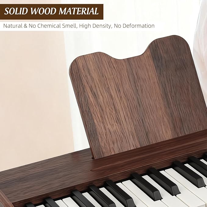 Kids Wooden Piano Keyboard with 37 Keys & Music Stand – Digital Educational Toy for Toddlers Boys Girls, Ages 3+, Ideal Musical Instrument Gift