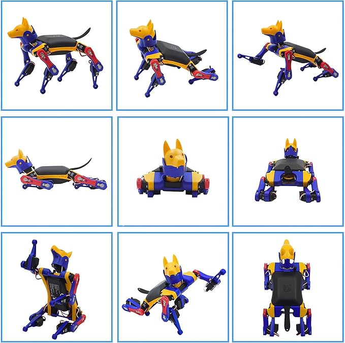 Robot Dog Bittle X (Construction) | Robotics Kit | App & Voice Control Smart Robot | Programmable Open Source Coding Robot Kit | STEM & Robotics Education for Teens, Coders, Geeks, & Students