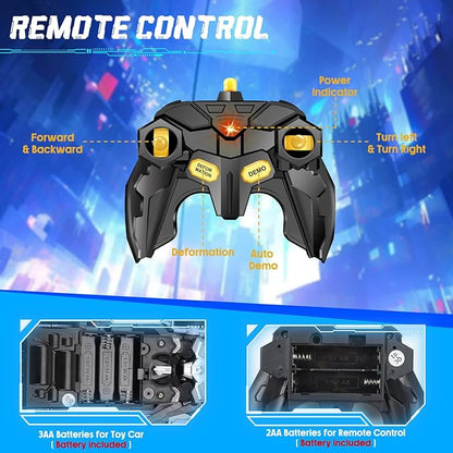 Dolanus Remote Control Car - Transform Police RC Cars, Robot Toys for Ages 5-7, Kids Toys, 4 Year Old Boy Toys, Birthday Gifts for Boys Kids Toddlers, Toys for 3 4 5 6 7 8 10 12 Years Old Boy- Blue