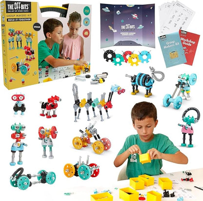 Group Makers Educational Stem Toys for Classroom Games, 750 Pcs Toy Building Sets for Boys and Girls, Kids Learning Toys for Group Play, Valentine Birthday Gifts for Kids Age 6 7 8 9+