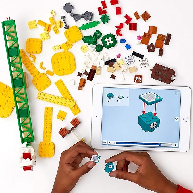 LEGO Super Mario Piranha Plant Power Slide Expansion Set 71365; Building Kit for Kids to Combine with The Super Mario Adventures with Mario Starter Course (71360) Playset (217 Pieces)