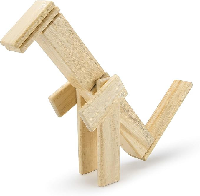 14 Piece Tegu Magnetic Wooden Block Set Natural