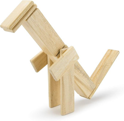 14 Piece Tegu Magnetic Wooden Block Set Natural