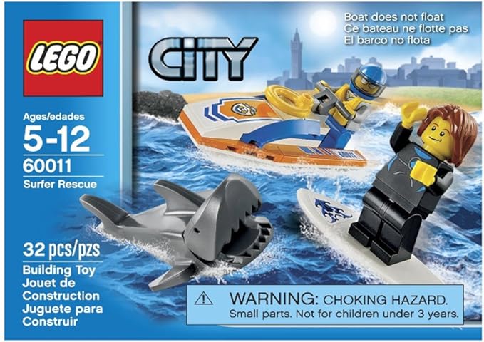 LEGO City 60011 Surfer Rescue Toy Building Set