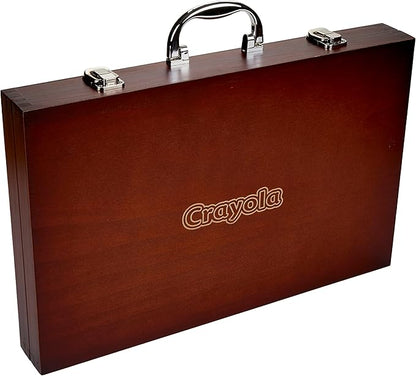 Crayola Wooden Art Set, 80+ Pcs, Arts and Crafts for Kids 8+, Artists Gifts